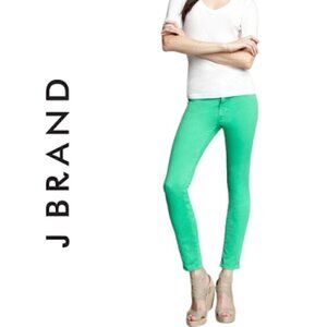 J Brand Women Bright Green Capri Jeans Size 29